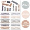 Pegatinas de números pequeños, 3 unidades de pegatinas para planificadores,