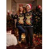 Arvilhill Mens Ugly Reindeer Bell Christmas Sweatshirt Tacky Funny Sweater