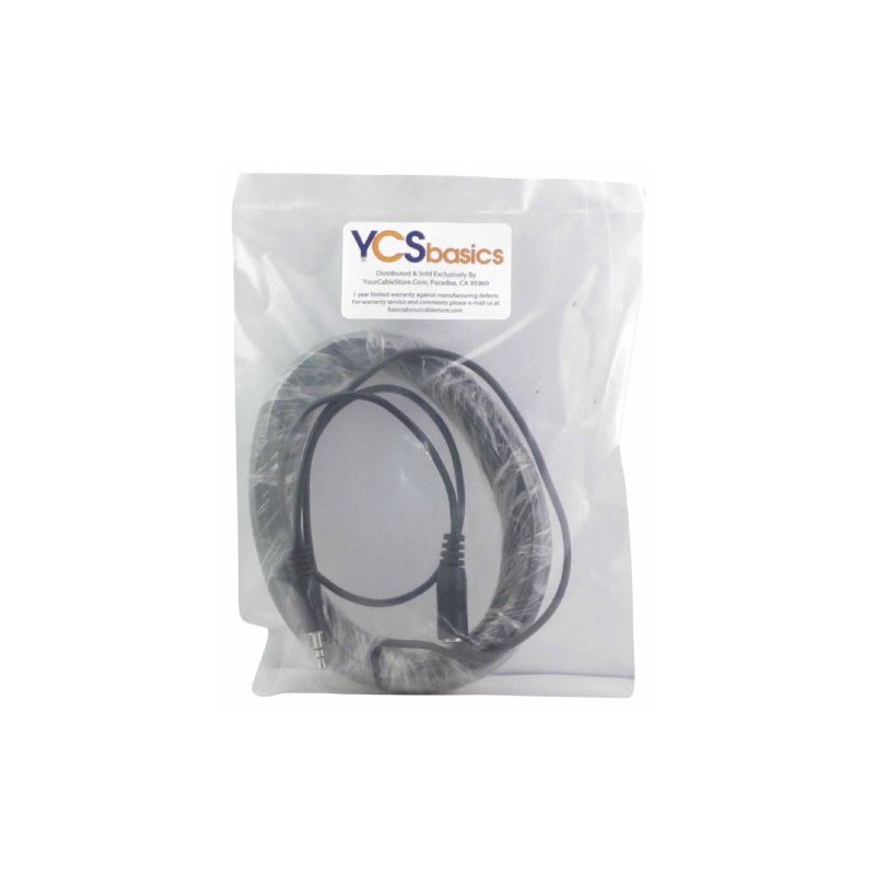 YCS basics 25 Foot 3.5mm Stereo Headphone/AUX Extension Cable Male/Female