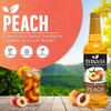 Syruvia Peach Syrup, Flavored Syrup for Drinks, Cocktails, Lemonades, Iced