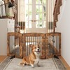 HOOBRO Indoor Dog Gate with Support Feet, Freestanding Pet Gate