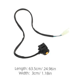 NOLITOY 2pcs Motorcycle Kill Switch Button for ATV Dirt Bike Durable Ergonomic Design with Rapid Ignition for Enhanced Performance Harsh Conditions