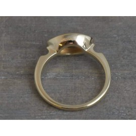 Marquise Peridot Edelstein Vergoldet Sterling Silber Ring Natürlicher Edelstein Geburtstagsgeschenk Weihnachtsgeschenk - Handgefertigte Geschenkideen für Frauen (Größe: US Size 6 / Diameter 16.5)