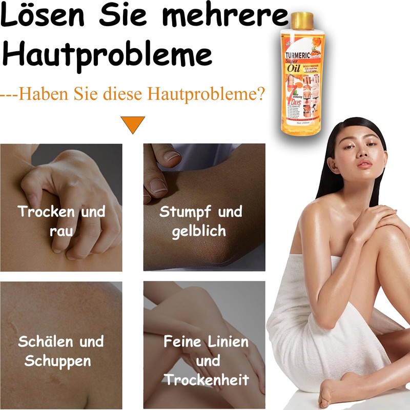 Soleneva Body Oil, Turmeric Body Oil