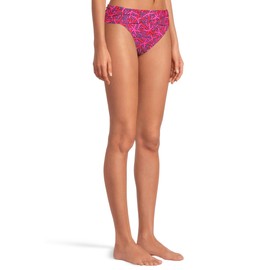 Lilly Pulitzer Women's Standard Lagoon Sarong Hipster Bikini Bottom, Passion Fruit Pink Star Searching