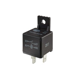HELLA 4RA 965 400-001 RELÉ 12V 30A SPST BKT Negro
