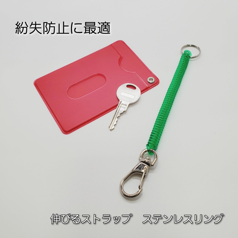 BeyonMind Expandable Strap, Stainless Steel Ring, clear green