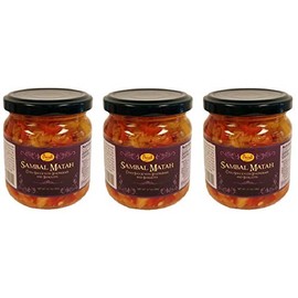 Runel Sambal Matah (Chili Sauce with Lemongrass and Shallots) 6.7oz (Pack of 3)