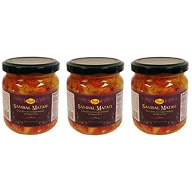 Runel Sambal Matah (Chili Sauce with Lemongrass and Shallots) 6.7oz (Pack of 3)
