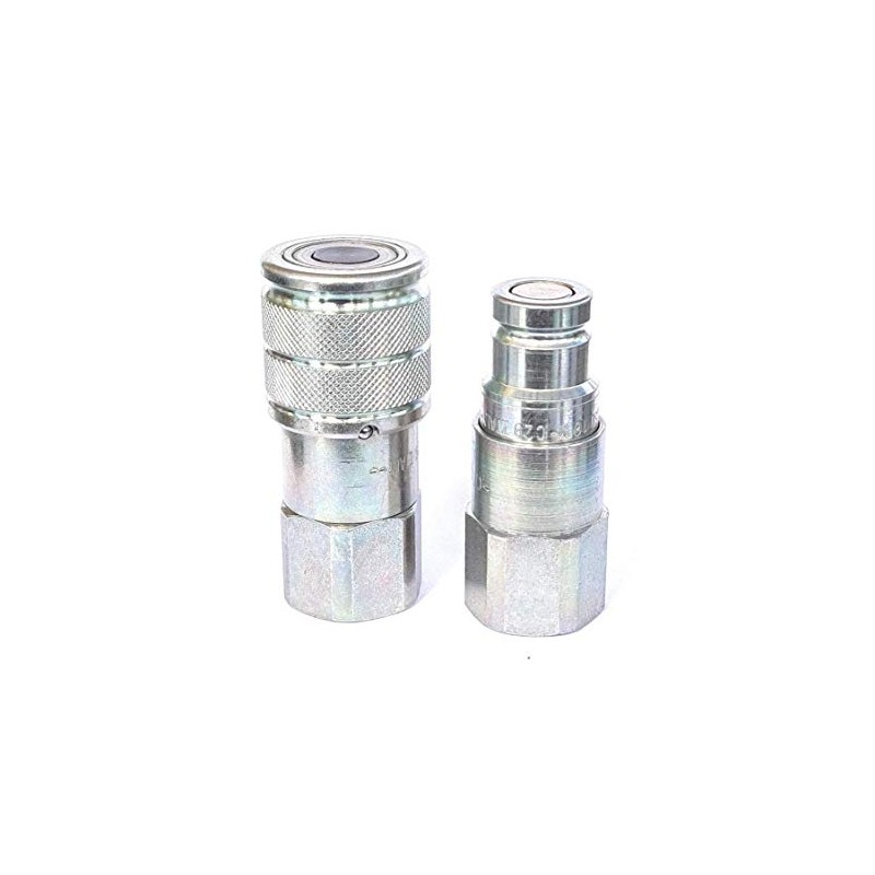 Hydraulic Quick Disconnect Flat Face 1/2" BSP Quick Release Coupling