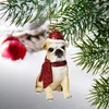 Design Toscano Christmas Ornaments - Xmas Bulldog Holiday Dog Ornaments