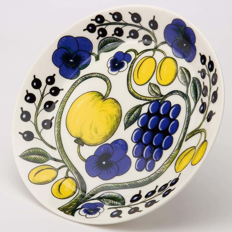 ARABIA Paratiisi Plate Flat, 8.3 inches (21 cm), Classic Colors