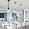 KOKAiZeeKi 11 Inch Kitchen Island Pendant Light – Blown Glass