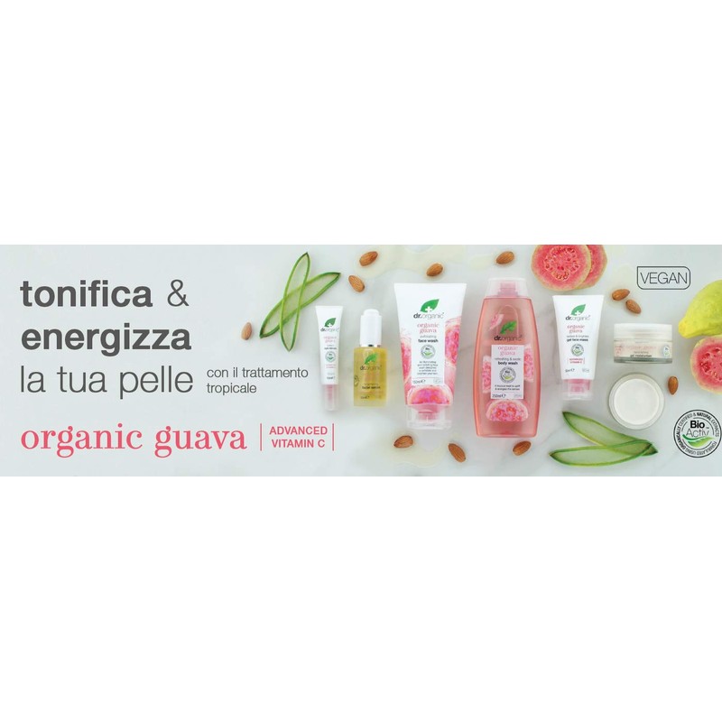 Dr Organic, Organic Guava Eye Serum, Vitamin C, Natural, Vegan,