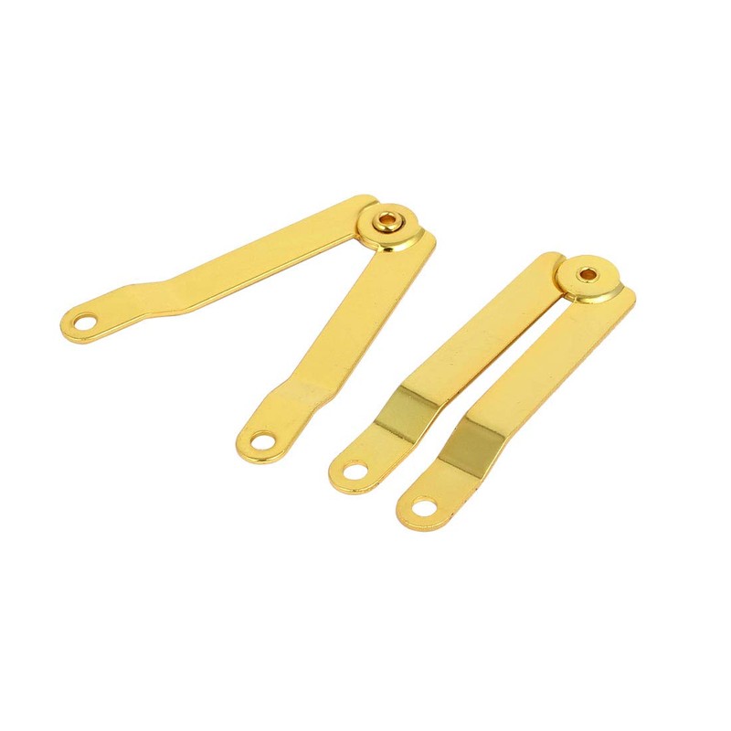 uxcell Jewelry Box Case 1mm Thickness Metal Cover Lid Support