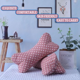 ZHIWEIKJ ZHIWEIKJ Bone Neck Pillows Dog Bone Shaped Pillow Cervical Neck Pillow for Camping Sleeping Travel Car Truck Driving Home and Office Rest (Size : F)