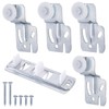 Nkiy Quen 5 Pcs Sliding Closet Door Roller Kit,Wardrobe Door