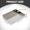 Blulu Water Heater Drain Pan Wall Mounted Tankless Stainless Steel