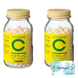 オリヒロ ビタミンC粒 290mg × 300粒 約30日分 RPJセット ビタミンC サプリ 【2個】