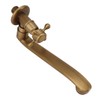Antique Garden Faucet with Extended Spout Antifreezing Copper Wall Mount