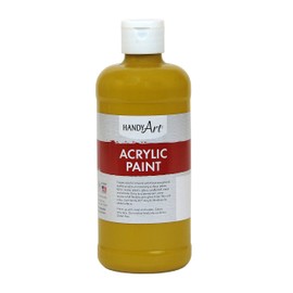 Handy Art Student Acrylic Paint 16 ounce, Yellow Oxide
