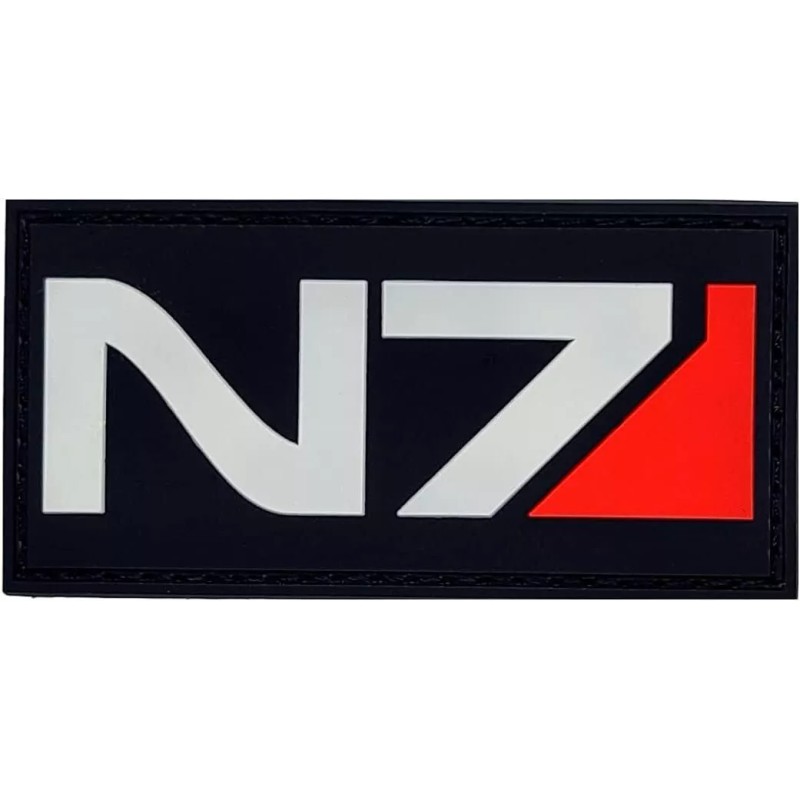 N7 MASS EFFECT PVC MORALE PATCH - 2PC 3.0" x