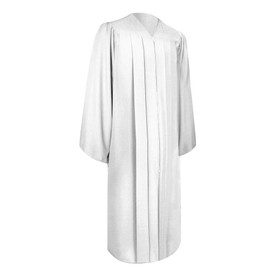 Endea Church Matte Choir Robe (48XL (5'3" - 5'5") Fullfit, White)