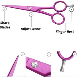 Wishbeauty Pastel Plus Candy Scissors 5.5 Inch / 14 cm
