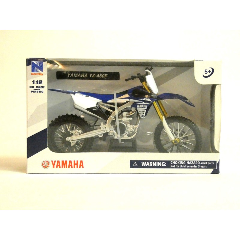 New-Ray Motorcycle Yamaha YZF 450 2017 Miniature Scale 1/12°, 57983,