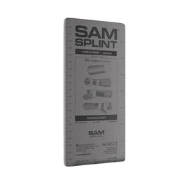 SAM® SPLINT - 9" x 4.25" Flat Wrist - CHARCOAL GRAY - Pkg of 10 pcs - New