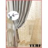 TERF® Traditional Type Polished Chrome Curtain Drapery Hold Back Tie