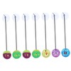 Sosoport Compact Reptile Bell Balls 7 Pack Sucker Toys for