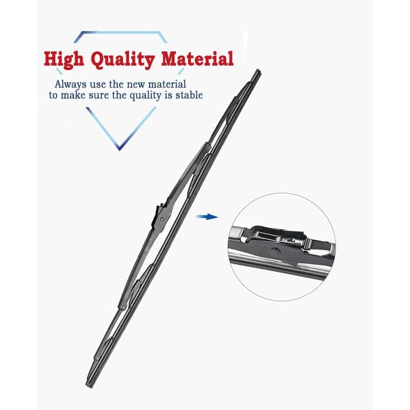 OEM Quality 22" + 22" Premium All-Seasons Metal Frame J-Hook