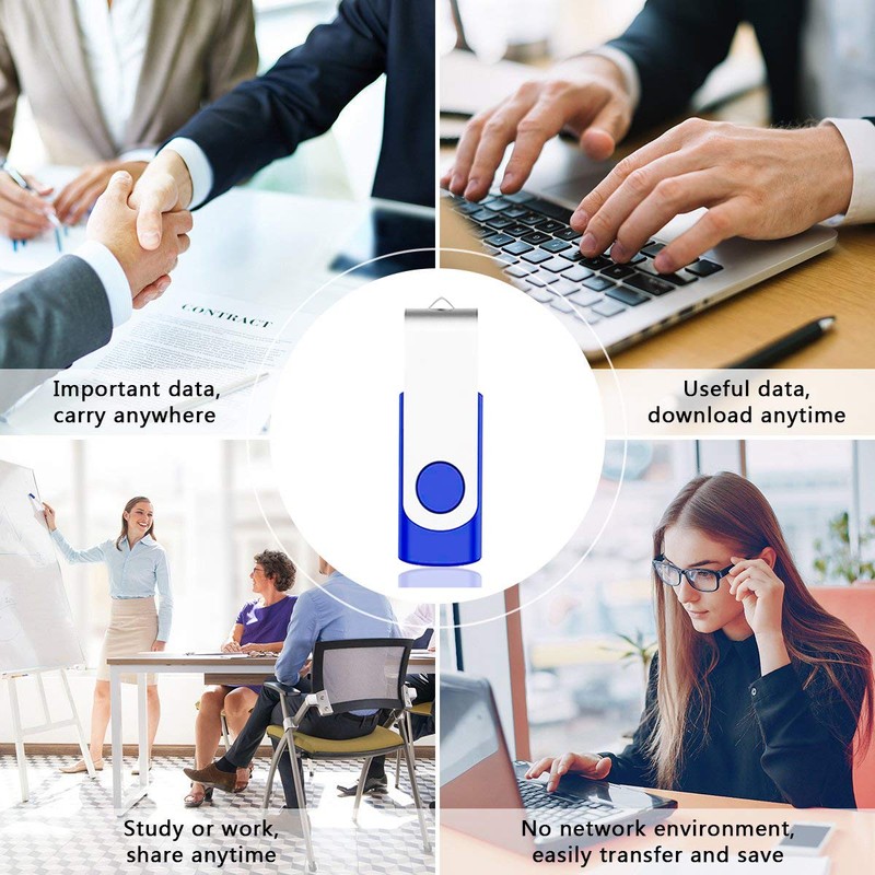 USB Sticks 8 GB Pack of 10, AreTop USB 2.0