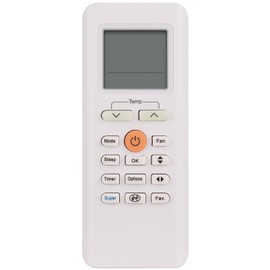 RG70A/BGEF Replacement AC A/C Remote Commander Compatible for Midea Air Conditioner Remote Control RG70A/BGEF RG70C/BGEF RG70E/BGEF RG70E1/BGEF RG70C1/BGEF RG70C RG70E2/BGEF RG70E2/BGEFU1 RG70E3/BGEF