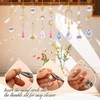 Fulillanlun 200 Pcs Crystal,Sun Catchers with Crystals,Craft Kits for Adults,
