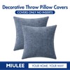 MIULEE Pack of 2 Couch Throw Pillow Covers 20x20 Inch