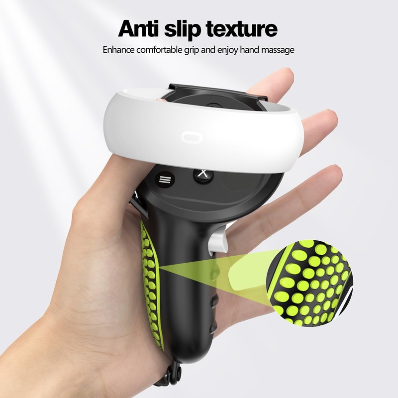 AMZDM Upgraded Controller Grips for Meta Quest 2 VR Oculus