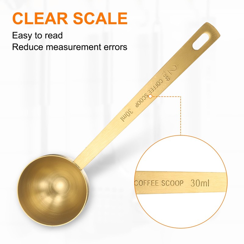 sourcing map 3pcs Single Measuring Spoon 2tbsp (6tsp, 30ml) Teaspoon/Tablespoon
