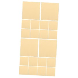 Operitacx Pack of 60 Silver Cleaning Cloths Silver Polishing Cloth Silver Cleaning Cloths for Polishing Silver Lens Cleaning Cloth for Lens Jewellery Clean Cloths Fabric Yellow