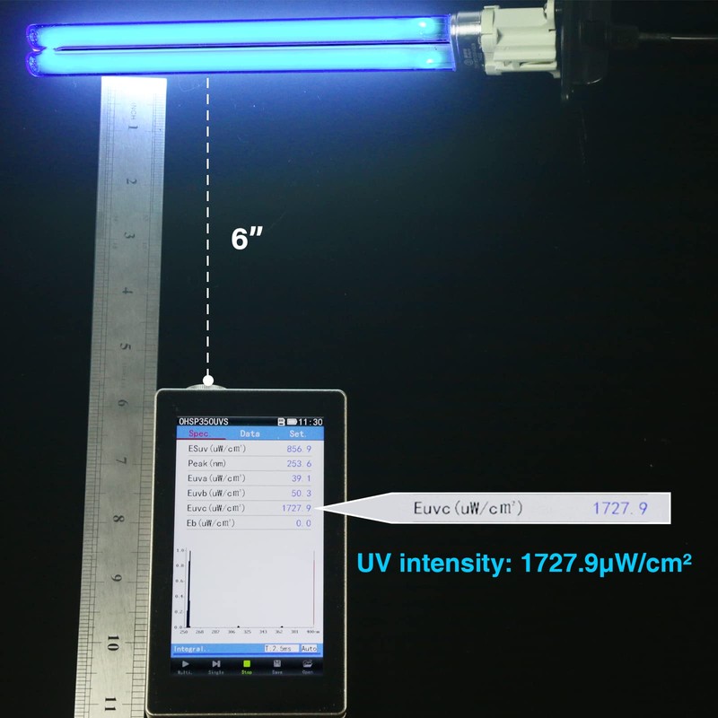 COOSPIDER 18 Watts HVAC Duct UVC Replacement Bulb UV Light