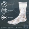 Piarini Men's Health Socks without Elastic Waistband, Pack of 3,