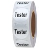 Hycodest 500 Pieces Silver Tester Stickers 20mm Round Small Dot
