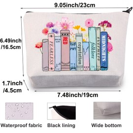 BWWKTOP Singer Album Tote Bag Song Inspired Gift Album Gifts Music Lovers Reusable Bag Singer Tour Merchandise(T S BK)