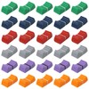 30 Pack Mixed Colour 8mm Fader/Slider Control Knobs For Audio