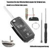 Chaexii Volkswagen key fob with pin removal tool, 3 buttons