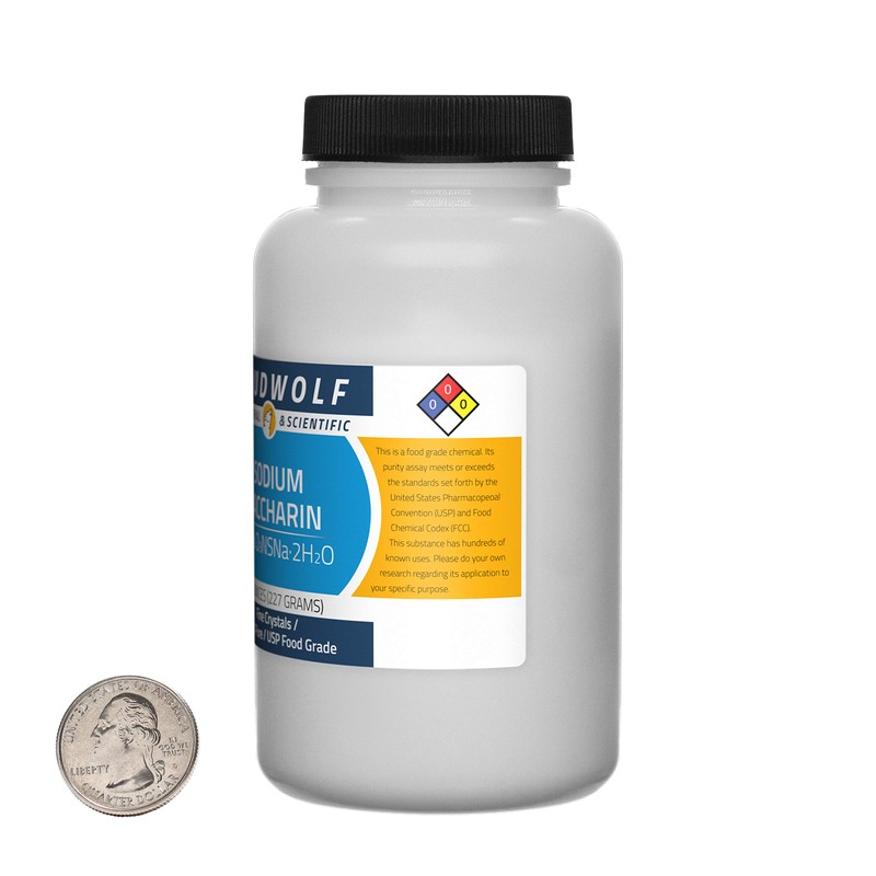 Sodium Saccharin / 1 Pound / 2 Bottles / 99.9%