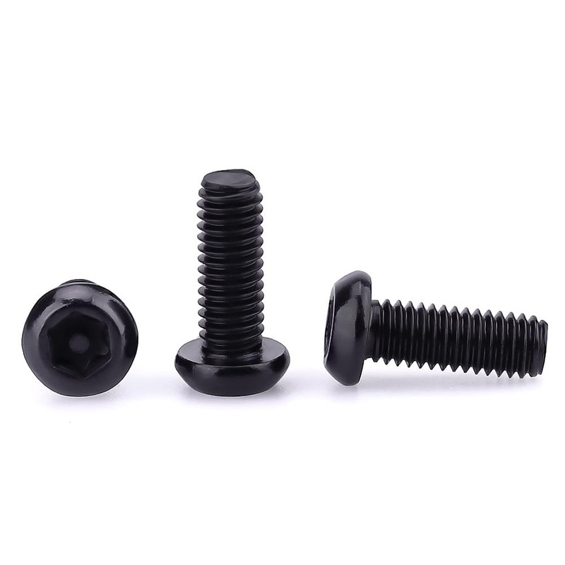 (25 pcs) M6-1.0 x 12mm Button Head Torx Drive Machine