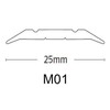 Carpet/Flooring Door Strip - Vinyl Cover Strip - L 900