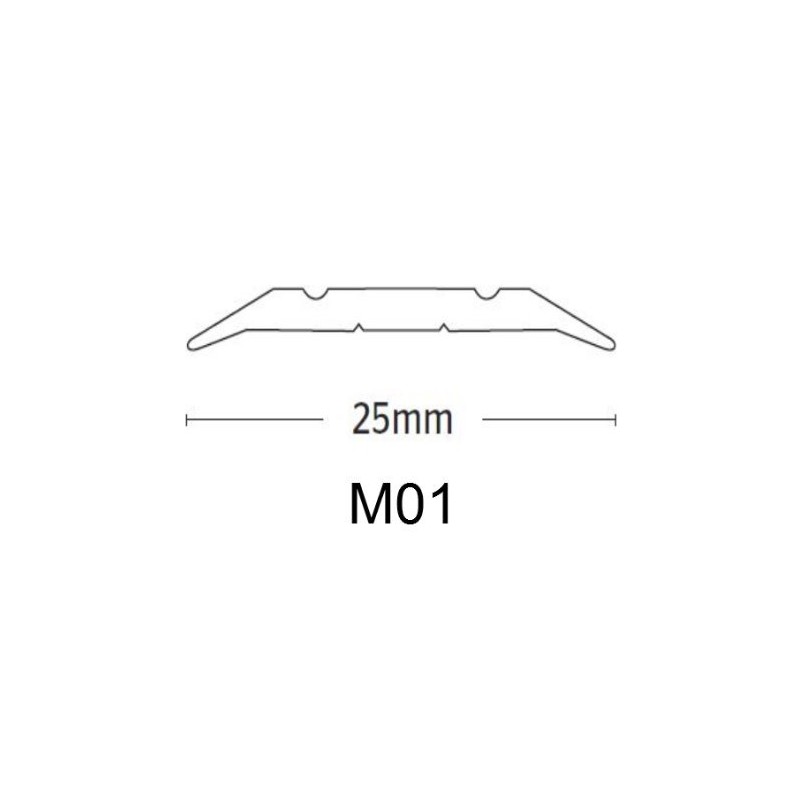 Carpet/Flooring Door Strip - Vinyl Cover Strip - L 900